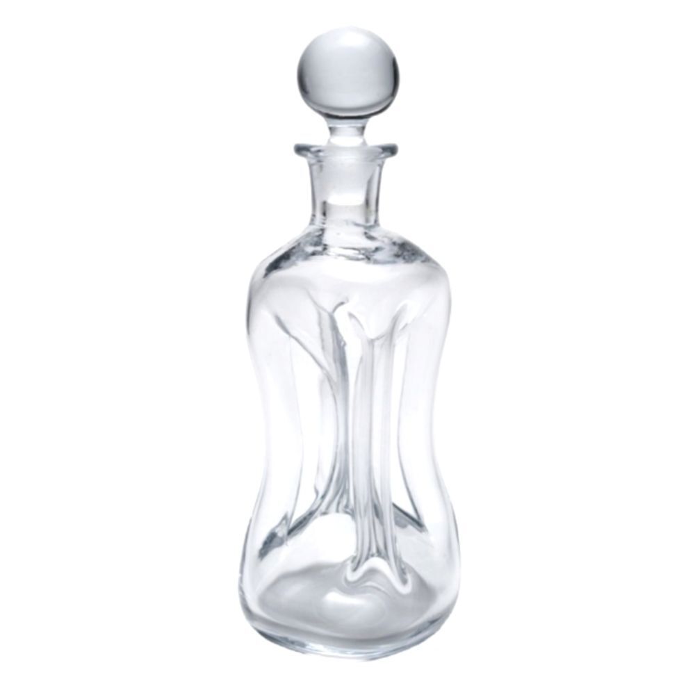 Vtg 60's Holmgaard Danish Clear Klukkluk Decanter